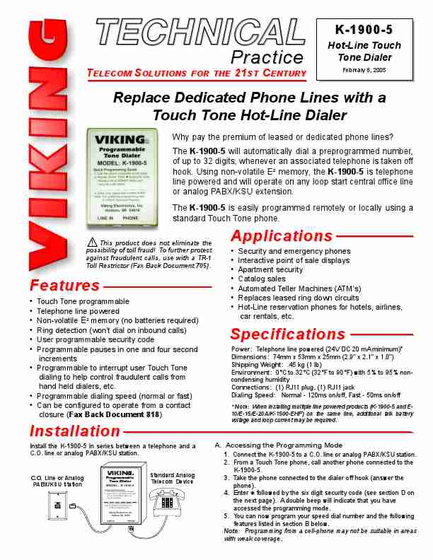 Viking Home Dialysis Equipment K-1900-5-page_pdf